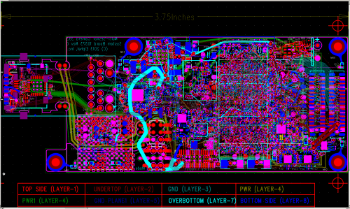 10353 System Board PCB layout
